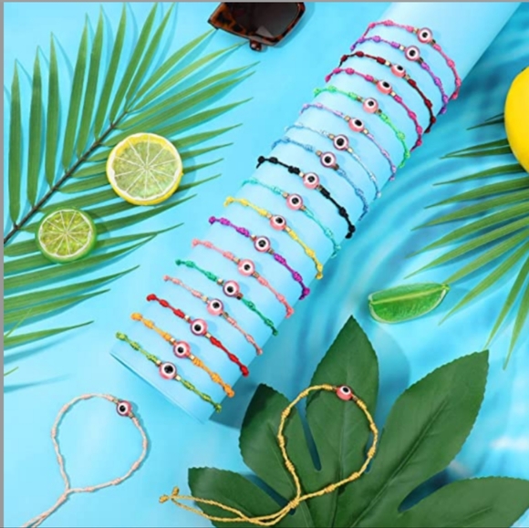 24 pcs. Evil eye bracelets - Picture 3 of 6